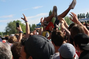 Get ready to crowd surf this summer (photo Megan Cole). 