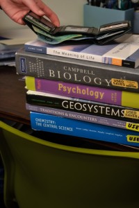 The price of textbooks has long been a concern of Camosun College students (photo by Jill Westby/Nexus).