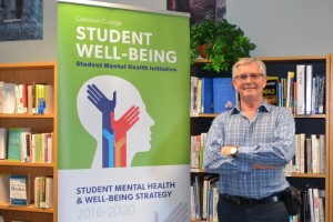 Camosun College counsellor Chris Balmer is the leader of the new mental-health strategy development team (photo by Jill Westby/Nexus).