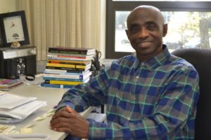 Camosun’s Francis Adu-Febiri is one of the co-founders of the Africa Calling charity (photo by Jill Westby/Nexus).