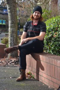 Camosun College board of governors Lansdowne student rep Anthony Pica (photo by Jill Westby/Nexus).